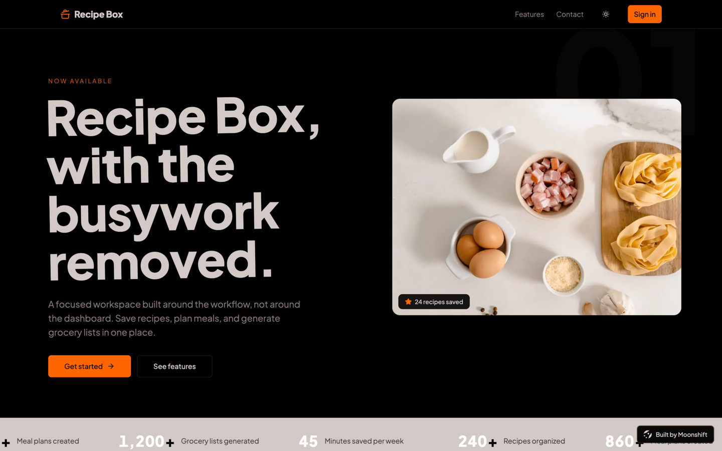 Recipe Box hero image